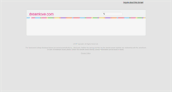Desktop Screenshot of dreamlove.com